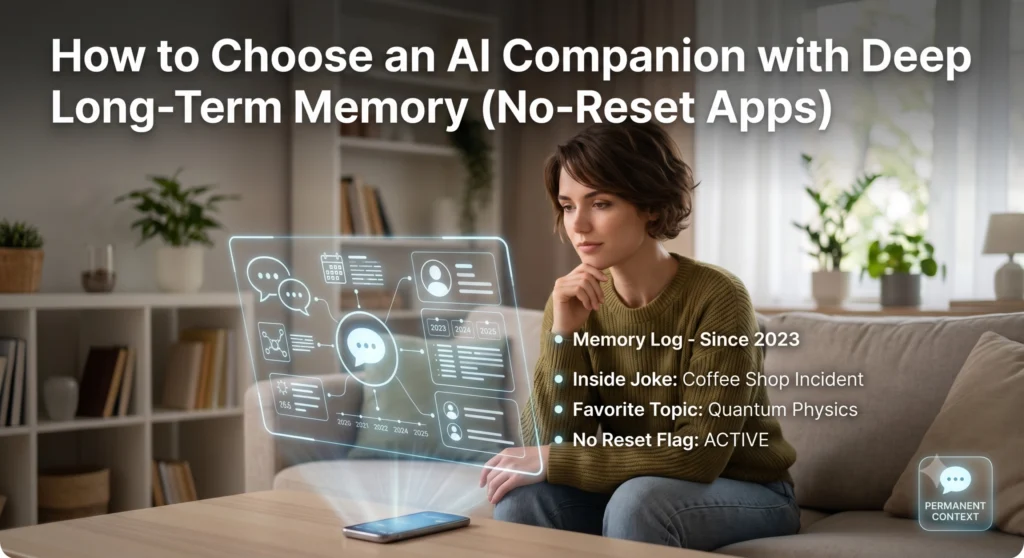 How to Choose an AI Companion with Deep Long-Term Memory 