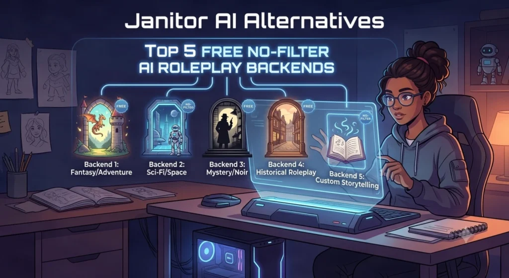 Looking for Janitor AI Alternatives? Top 5 Free No-Filter Roleplay Backends