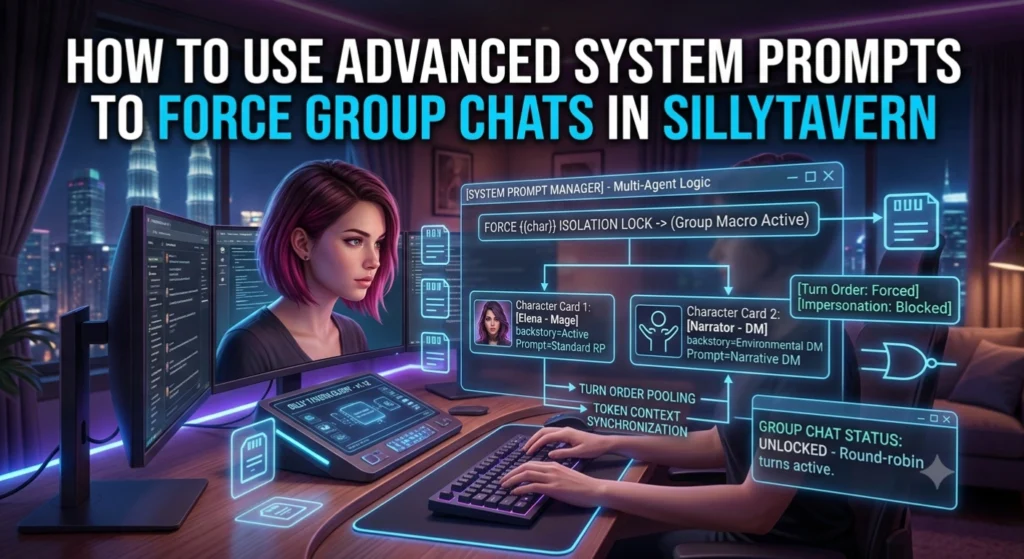 How to Use Advanced System Prompts to Force Group Chats in SillyTavern
