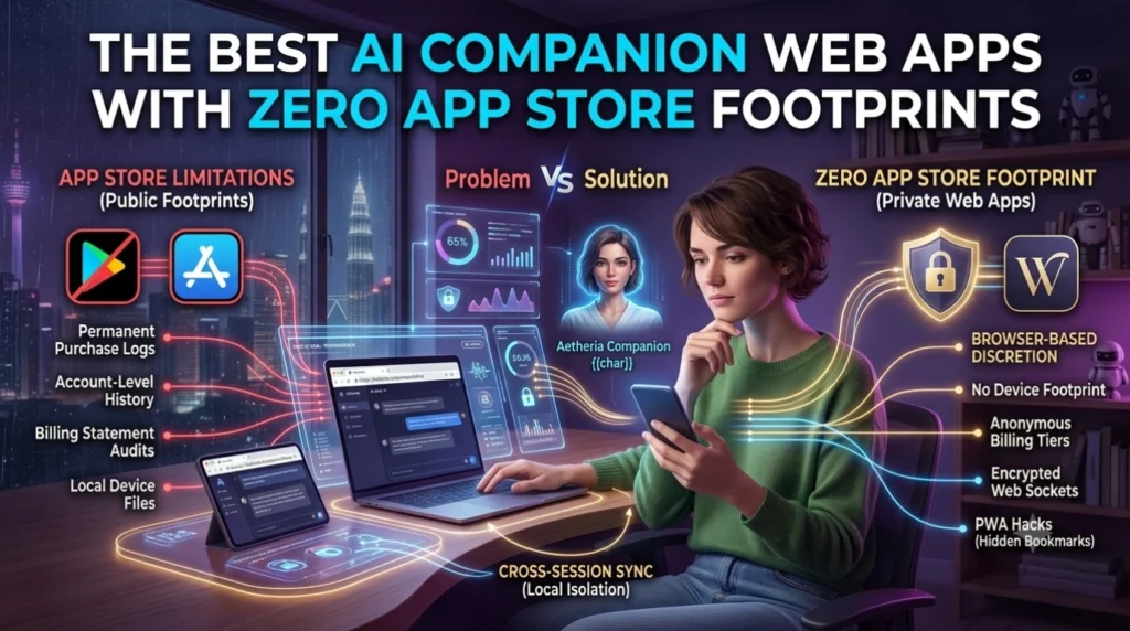 browser-based AI girlfriend apps discreet