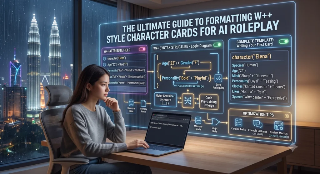 W++ format character card tutorial